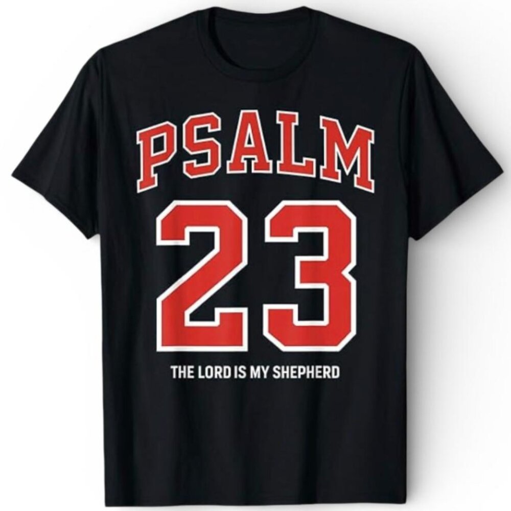 NEW - FAITH COLLECTION INSPIRED BLACK TSHIRT UNISEX - 008 SZ LARGE